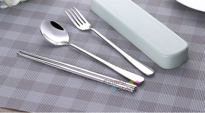 Spoon , Fork & Chopsticks Set - B